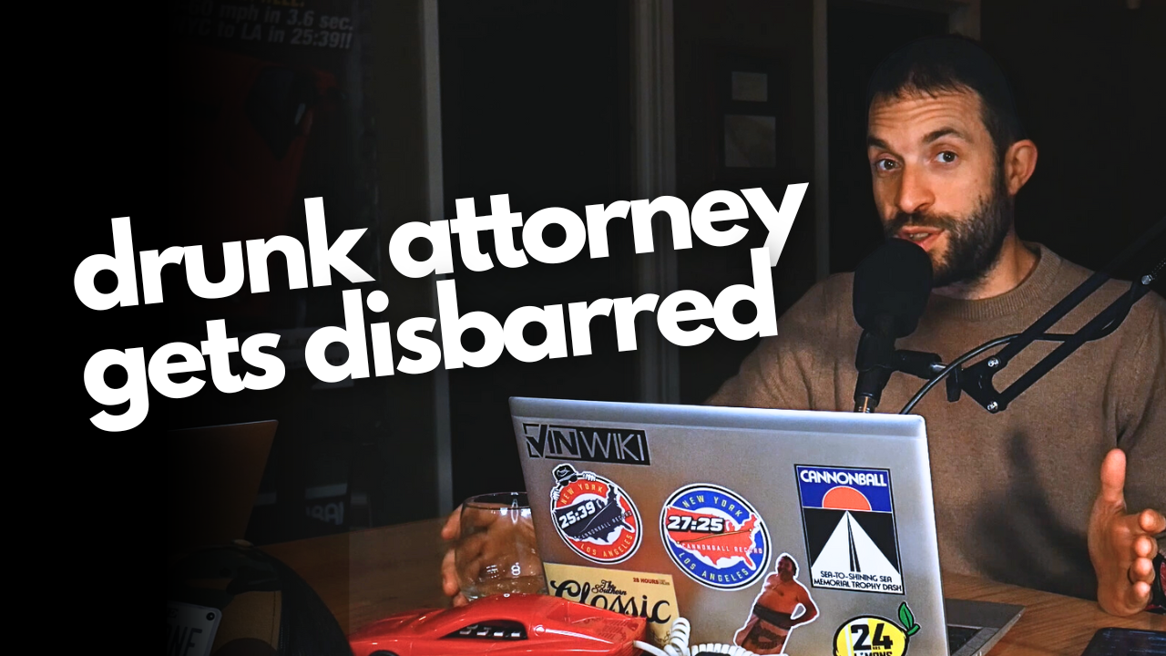 DRUNK ATTORNEY GETS DISBARRED